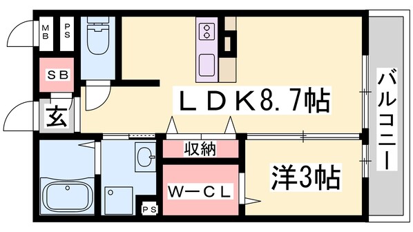 Ott’s Palaceの物件間取画像